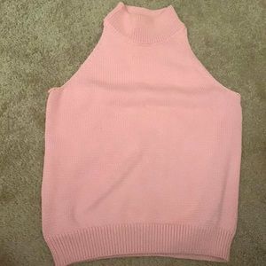 ANN TAYLOR Turtle Neck Tank Sweater